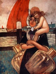 Madre y bebé, 1904